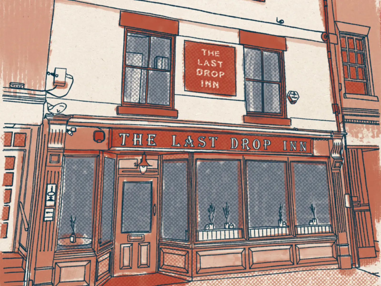 An Illustration of the Last Drop inn york